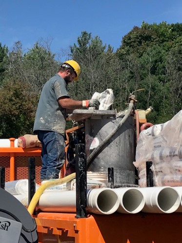 mixing neat cement