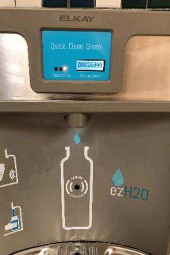 water bottle filling station