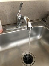 home faucet flushing