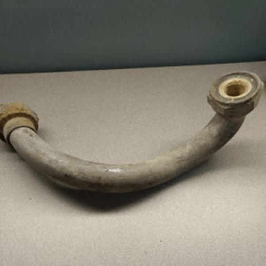 lead pipe that is corrosive