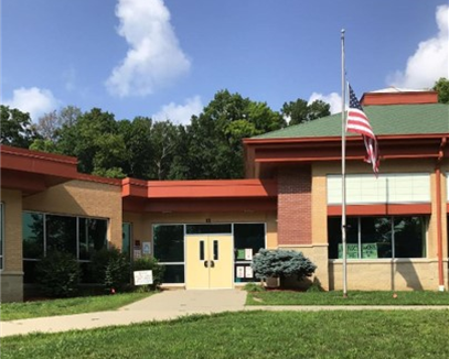 outside of a school