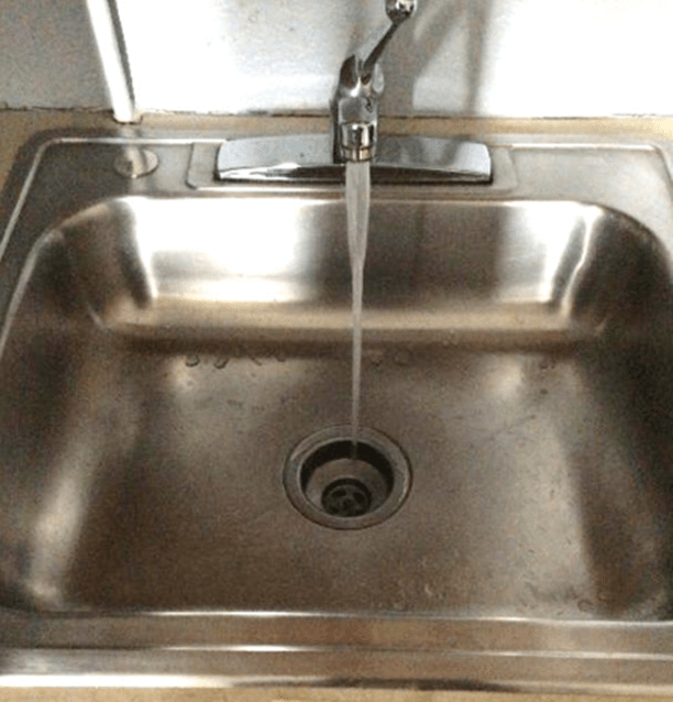 sink tap running water