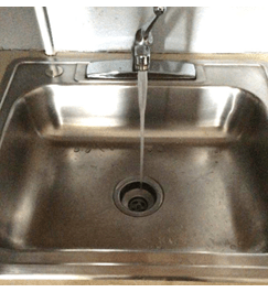sink tap running water