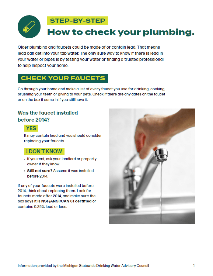 Step-by-Step: How to check your plumbing
