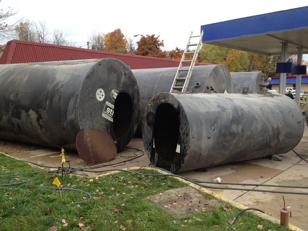 well tank removal
