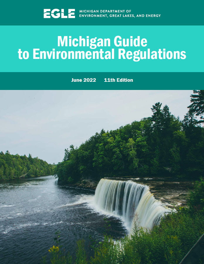 Michigan Guide to Environmental Regulations book cover updated September 2020