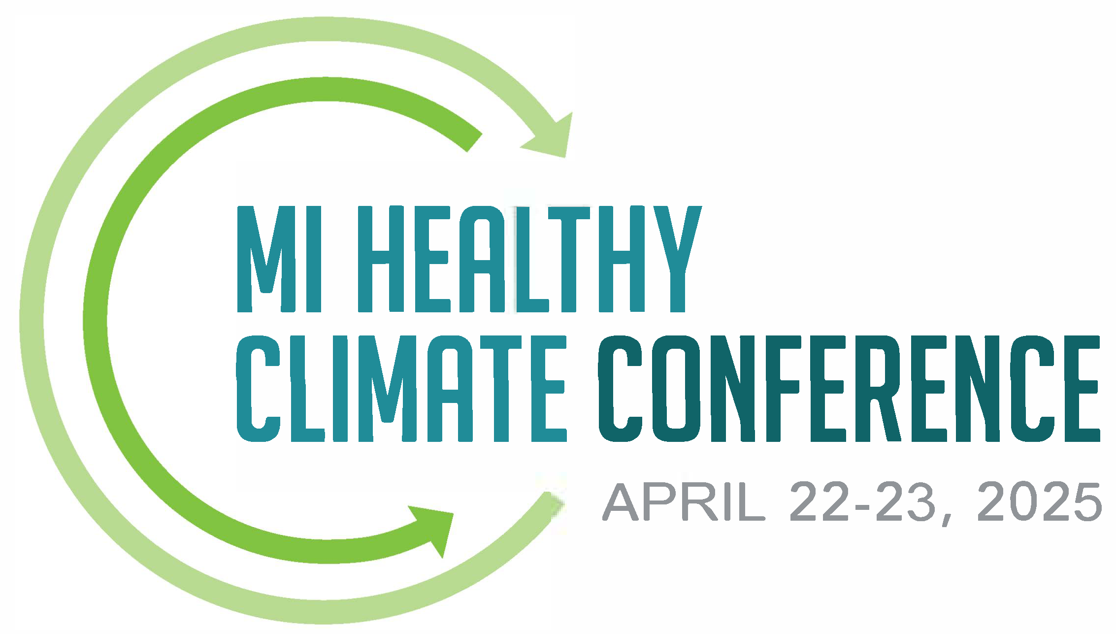 Logo for MI Healthy Climate Conference April 22-23, 2025