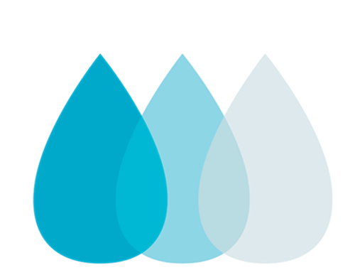 3 water drops