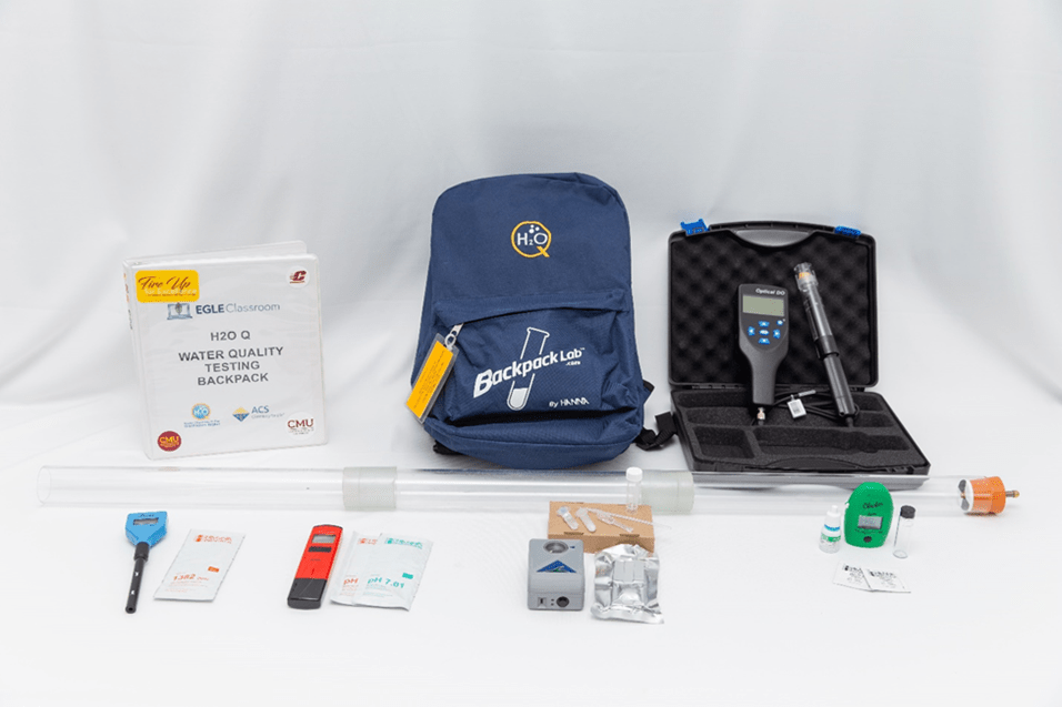 H20 Q Backpack lab lending station
