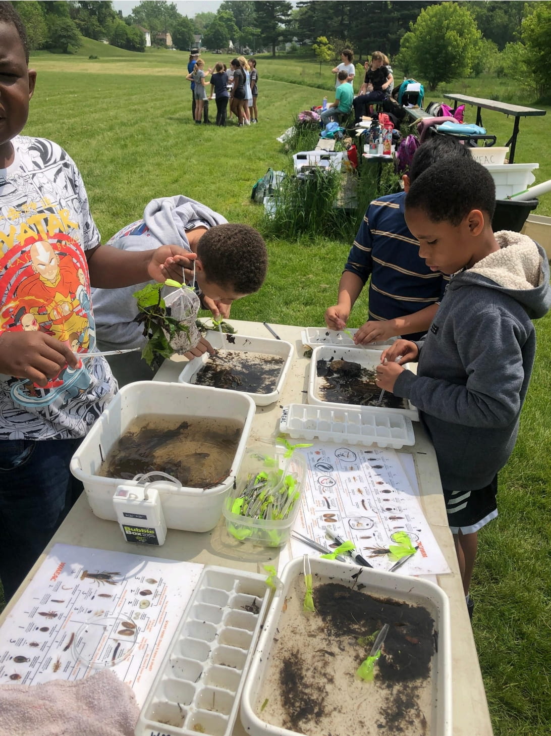 Grand Rapids Montessori Academy E2 students integrate environmental stewardship activities and programs throughout the year.