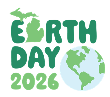 Earth Day logo with Globe 