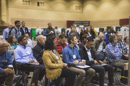 Crowd shot at RRD conference in Lansing 