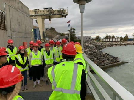Students tour Ludington Pumped Storage Power Plant during Careers in Energy Week