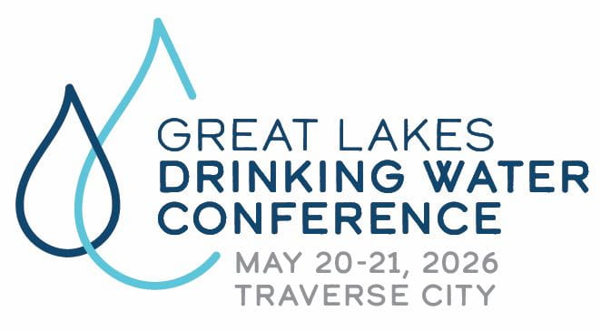 Great Lakes Drinking Water Conference logo, May 20-21, 2026 Traverse City