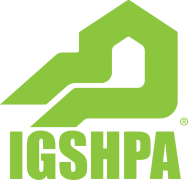 IGSHPA with a green home outline