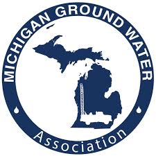 Michigan Ground Water Association with Michigan map with well driller