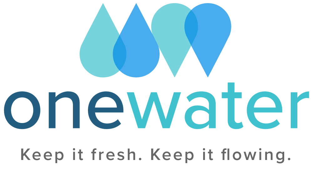 A logo reading "One Water. Keep it fresh. Keep it flowing."