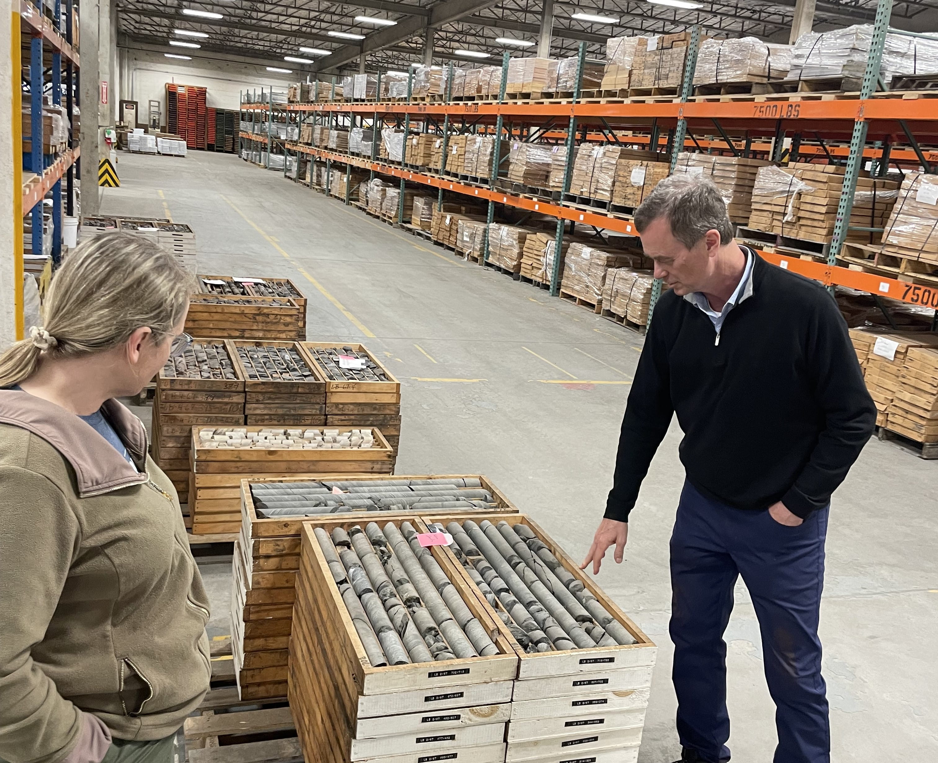 The U.P. Geological Repository’s vast collection of drill core samples from around the U.P. is a boon to researchers.