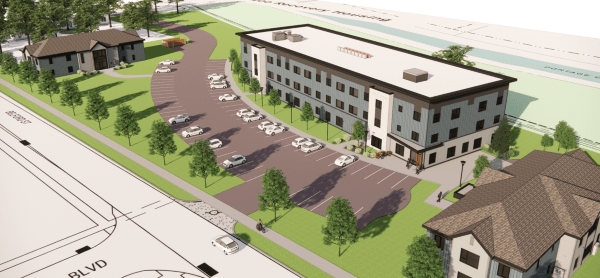  Rendering of the William Schma House in Kalamazoo.
