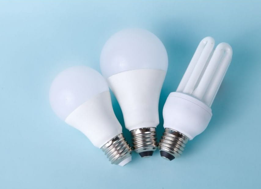 Nearly half of U.S. households use LED bulbs for all or most of their indoor lighting