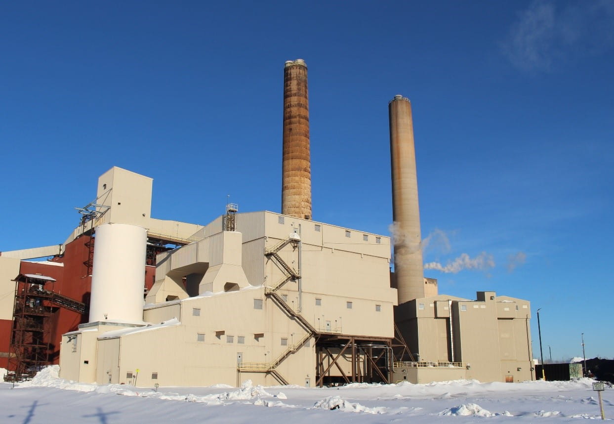 WE Energies coal-fired power plant in Marquette