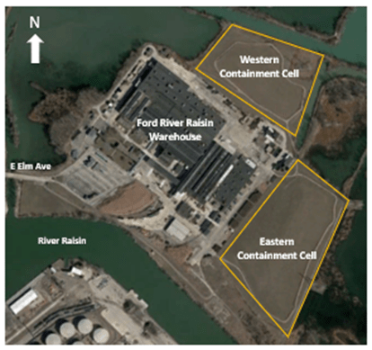 Overhead of the Ford River Raisin facility