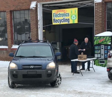 Electronics recycling event in Manistique
