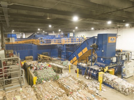 Marquette County Solid Waste Management Authority recycling processing system  Credit: FireRover
