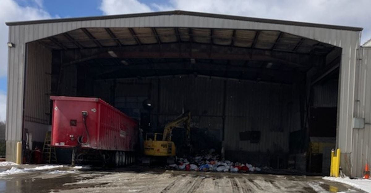 Solid waste hauler garage