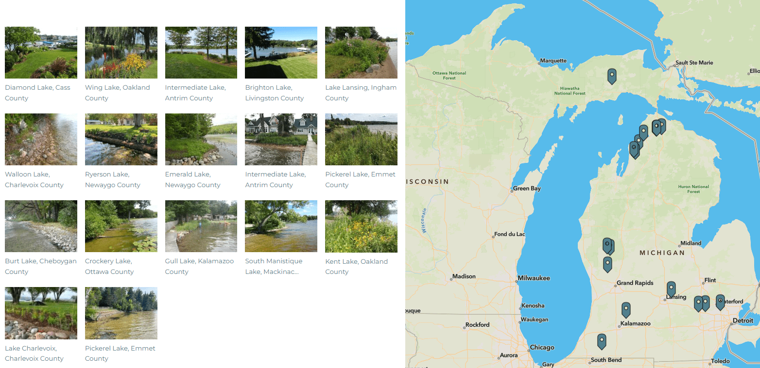 Preview  image of the shoreline protection story map.