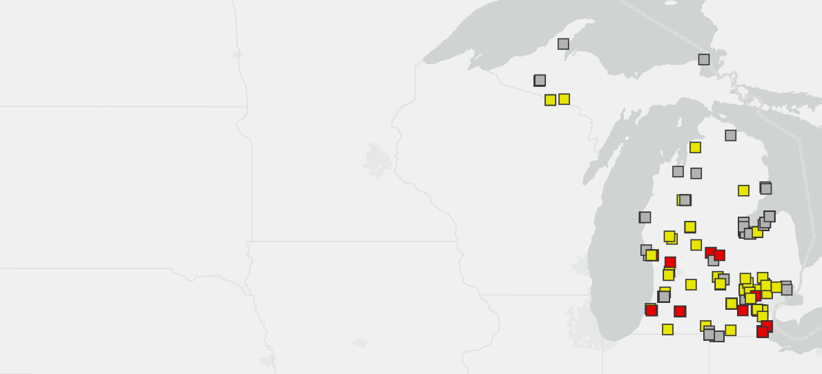 Preview of the interactive harmful algal blooms storymap