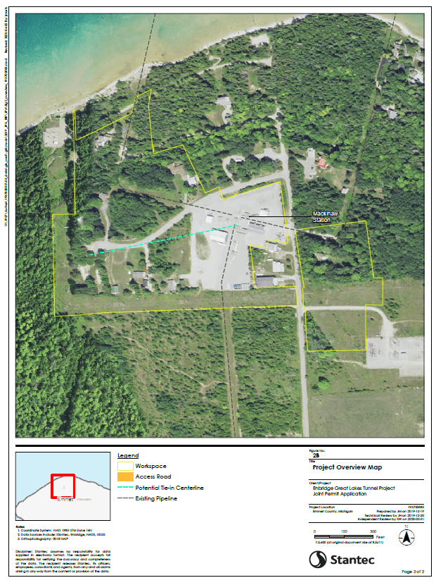 Line 5: Project Overview Map (south)