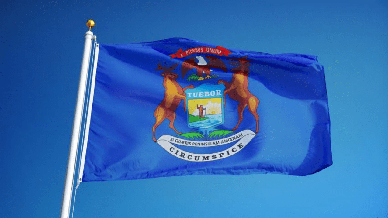 Michigan state flag