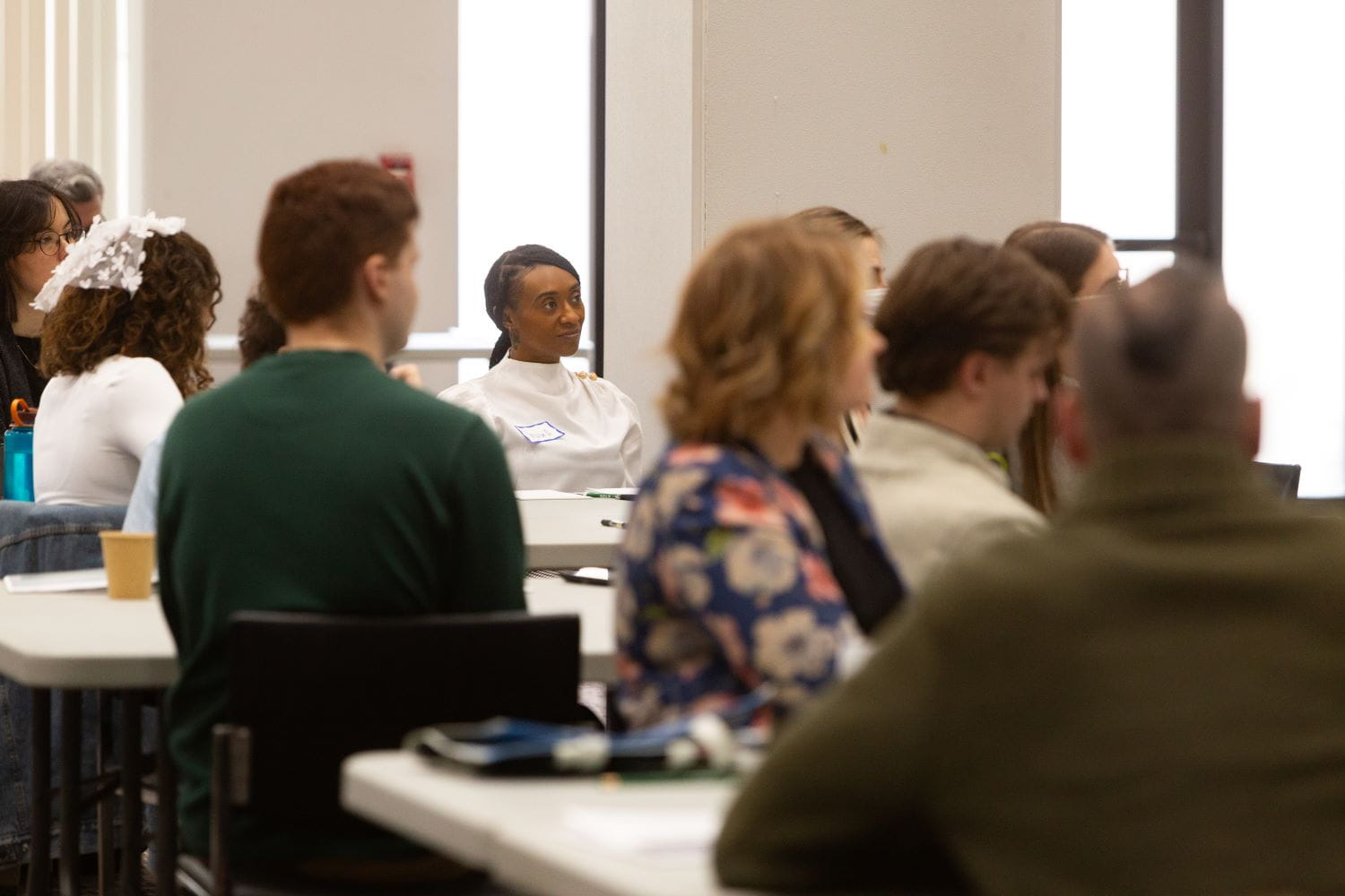 Jessica Austin at MI Healthy Climate Corps orientation session in Detroit.