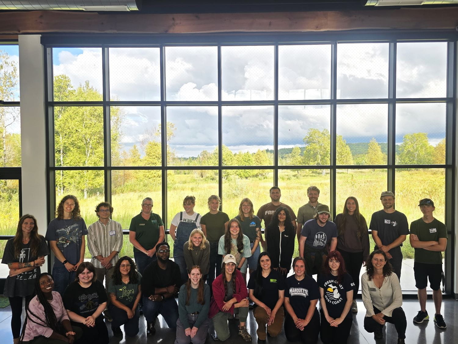 MI Healthy Climate fellows of Cohort 2 at the Grand Traverse Regional Land Conservancy.