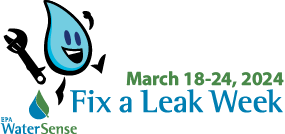March 20-26, 2023 is Fix a Leak Week (EPA WaterSense)