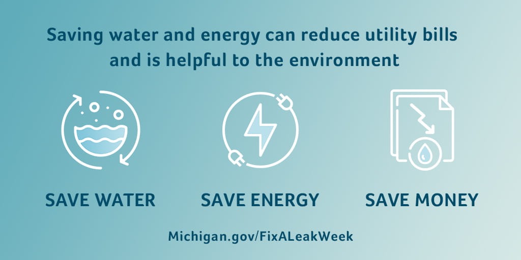 Fix A Leak Week 2021 - Save water, save energy, and save money