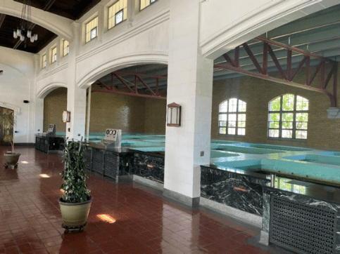 Water treatment plant filter gallery
