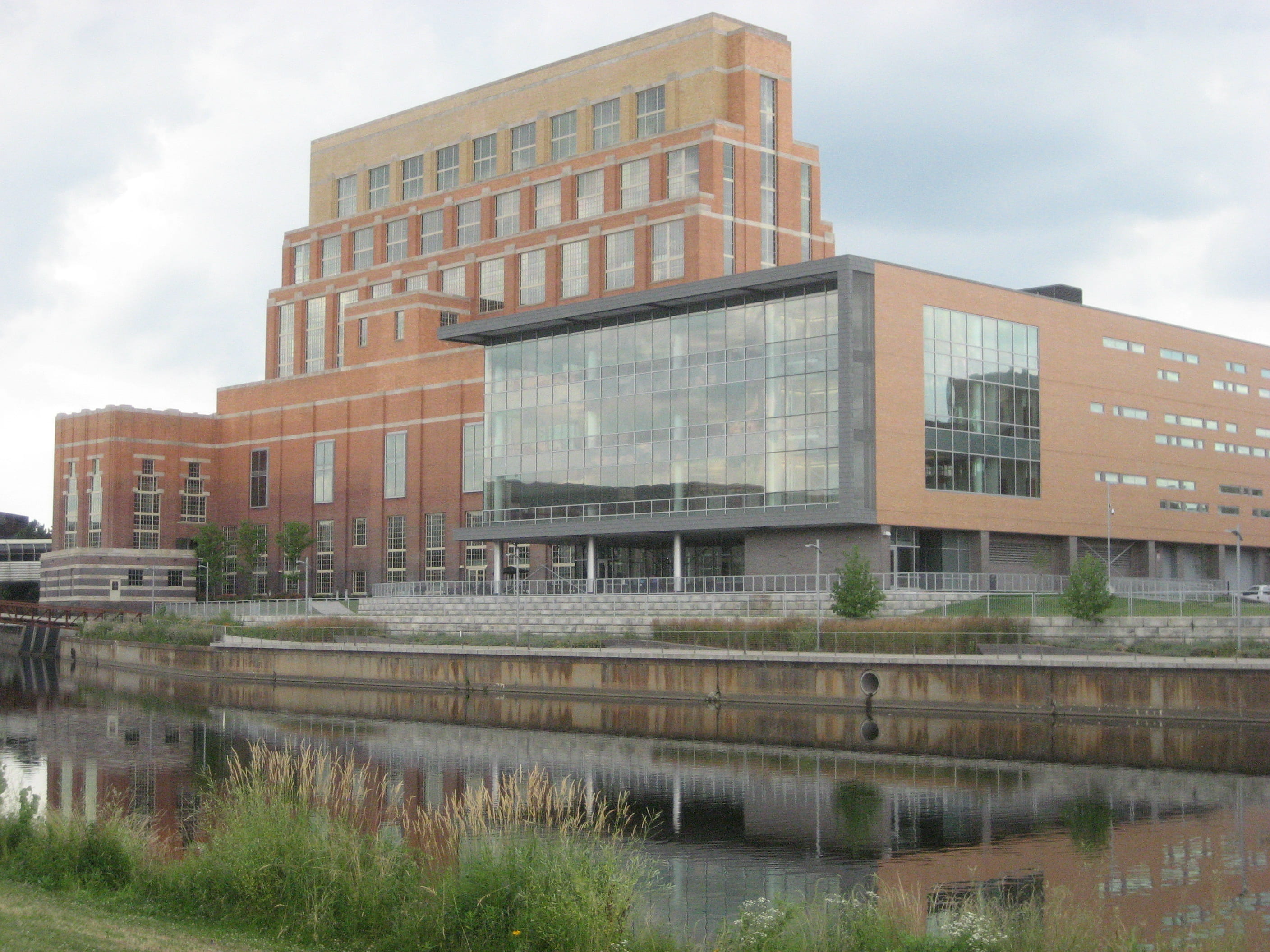 The new Accident Fund Headquarters Building, formerly the Lansing Board of Water and Light Power Station