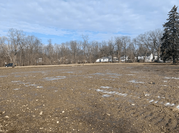 Site where Coldwater Senior Village, recipient of an EGLE brownfield grant, will be built in Coldwater.
