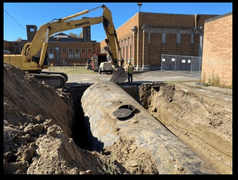 Construction site, MUSTA