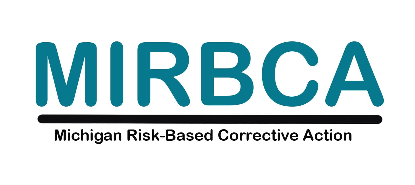 Image text stating Michigan Risk-Based Corrective Action