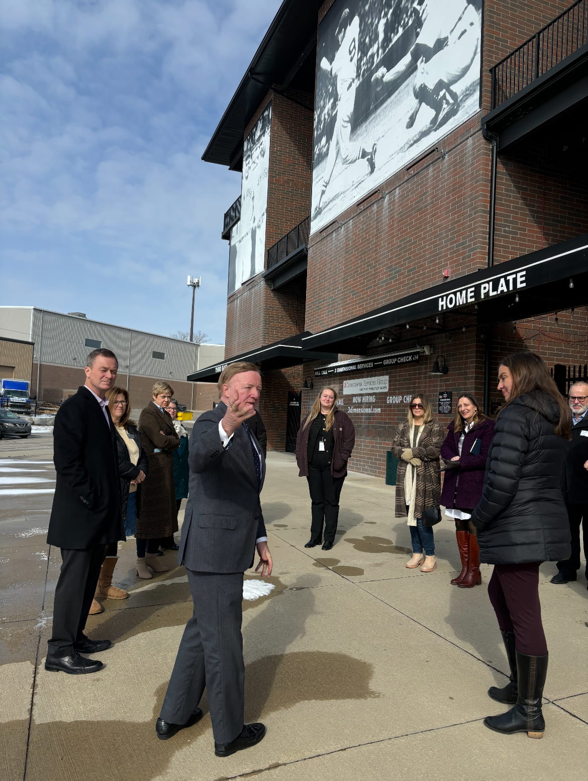 EGLE Director Phil Roos joined state and local leaders at Jimmy John’s Field to highlight the impact of brownfield investments and discuss how revitalizing contaminated properties is driving economic growth, creating jobs and improving quality of life.