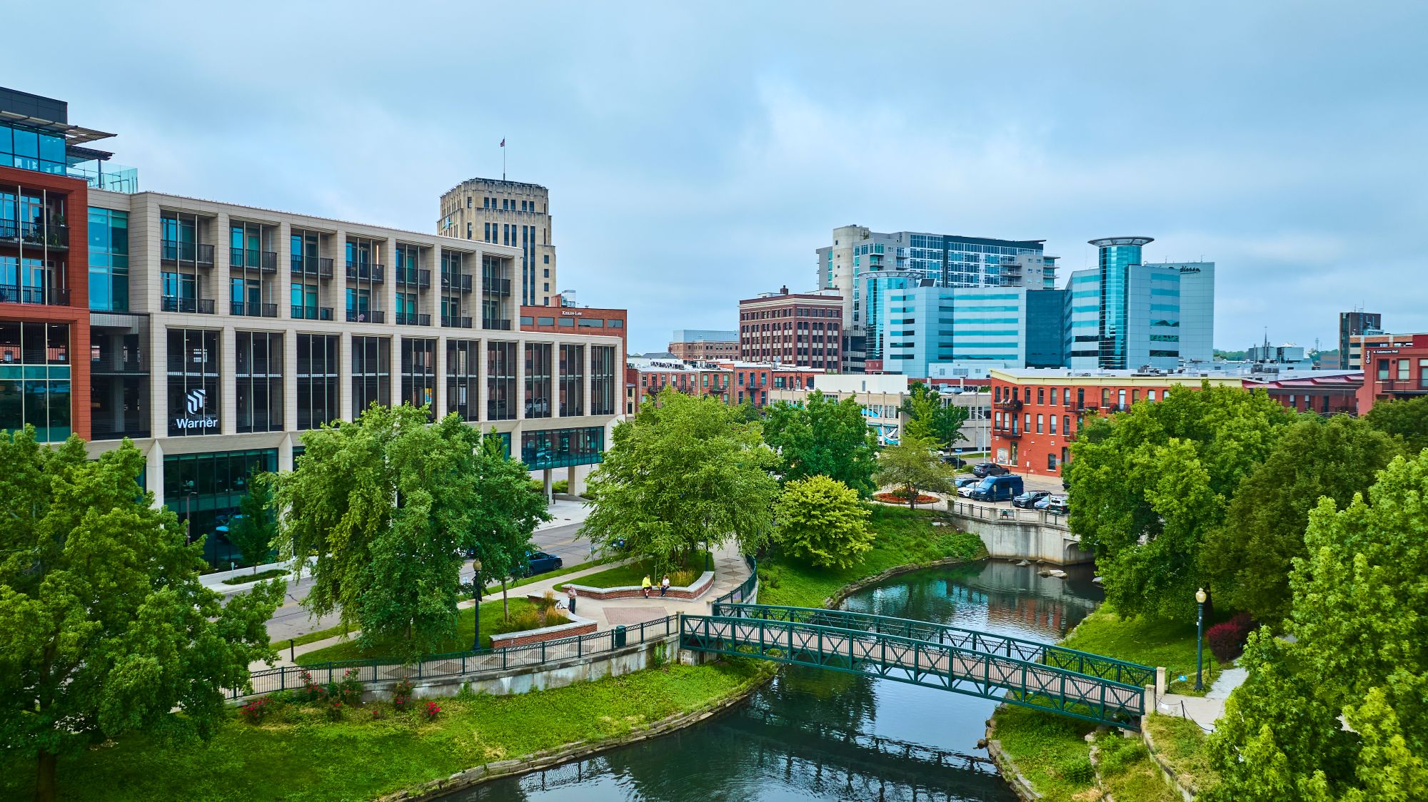 Picture of buildings in a town