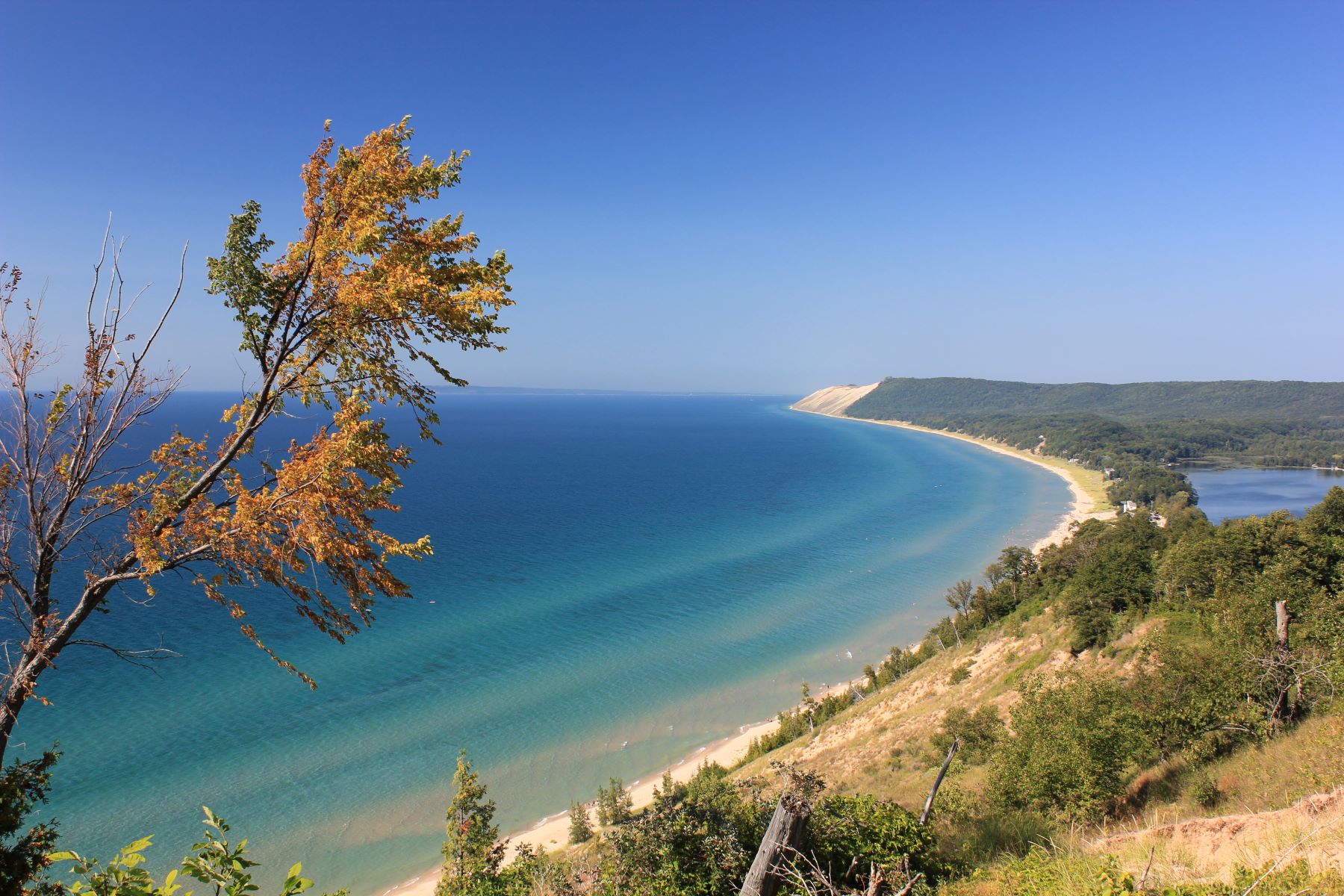 Shoreline of Lake Michigan near Sleeping Bear Dunes