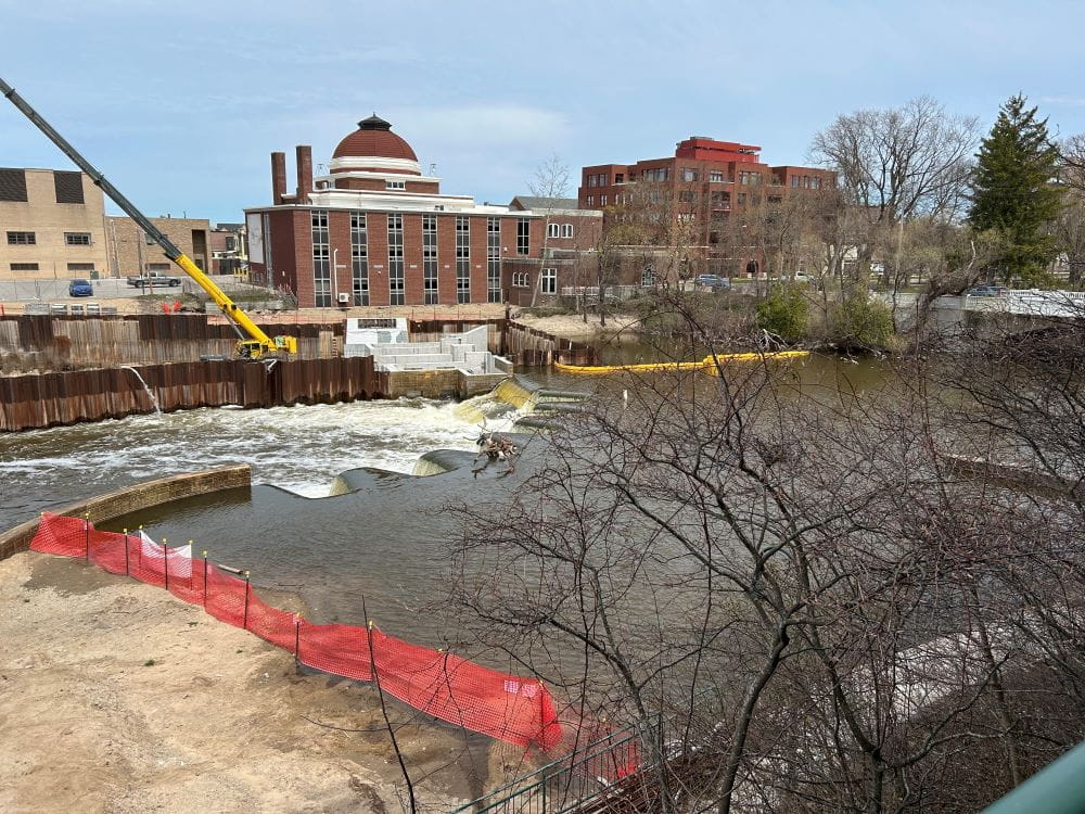Union Street Dam in Traverse City.