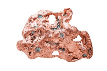 A hunk of native copper