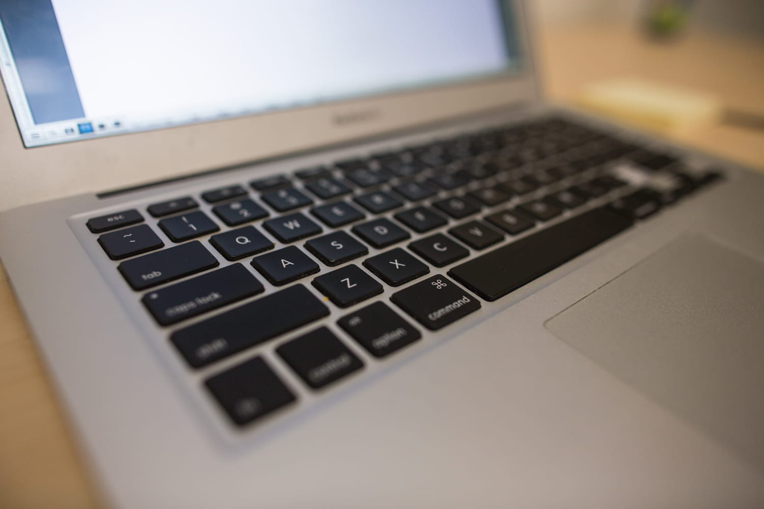 Close-Up of a Macbook Keyboard