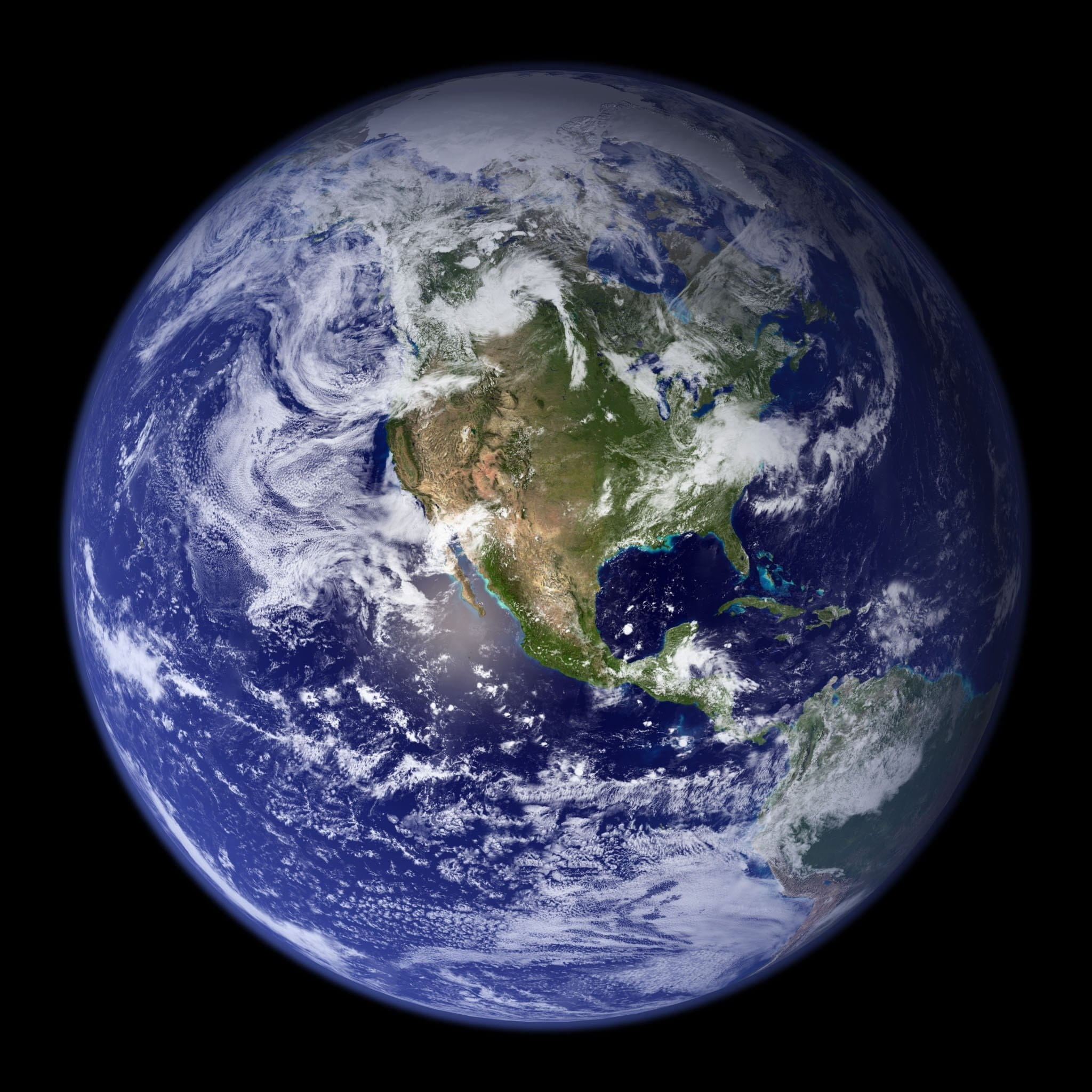 Planet Earth viewed from space