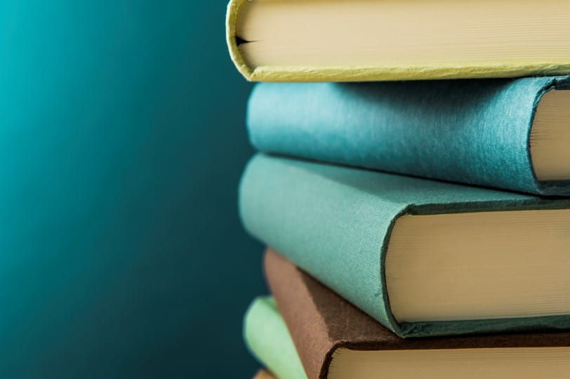stacked books